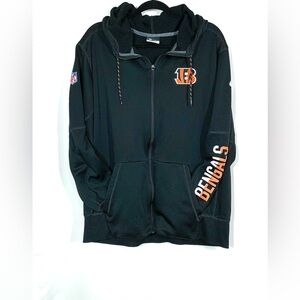 NFL NIKE Apparel Cincinnati Bengals full zip hoodie men’s XL